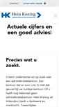 Mobile Screenshot of heinkoning.nl