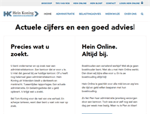 Tablet Screenshot of heinkoning.nl